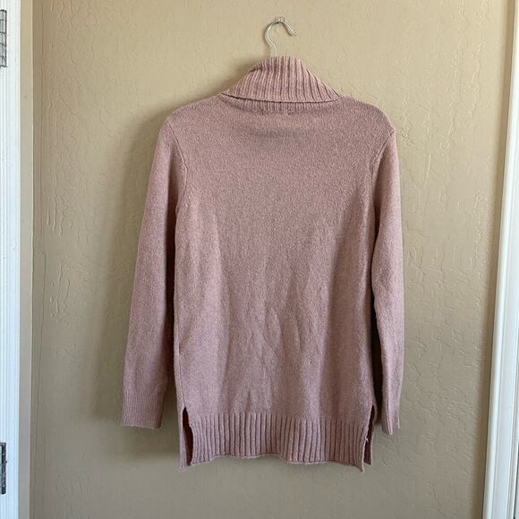 Nordstrom BP Longline Beige Cowl Neck Cozy Stretch Sweater XXS - Picture 3 of 5